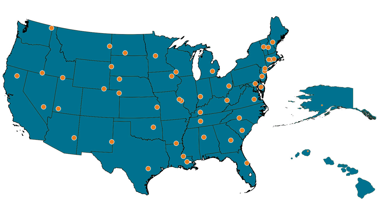 2021 U.S. lightning capitals