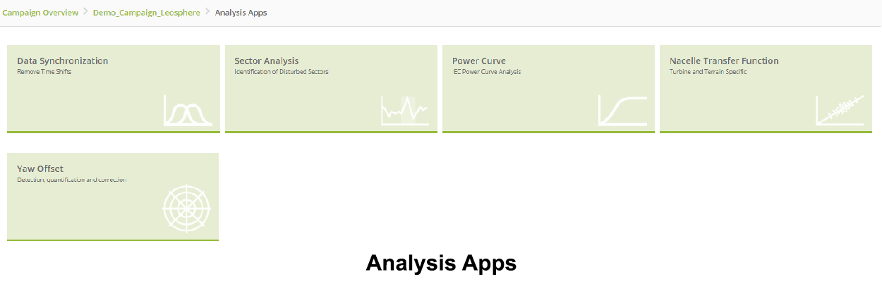 WindCube Nacelle: Analysis Apps