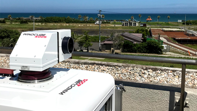 Wind Resource Assessment offshore from the shore in Japan - WindCube