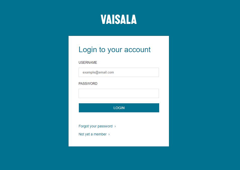 MyVaisala support portal