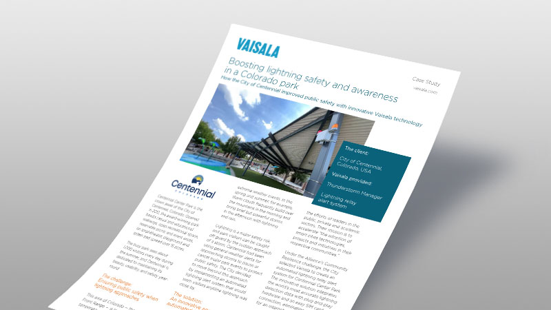 How the City of Centennial improved public safety with innovative Vaisala technology