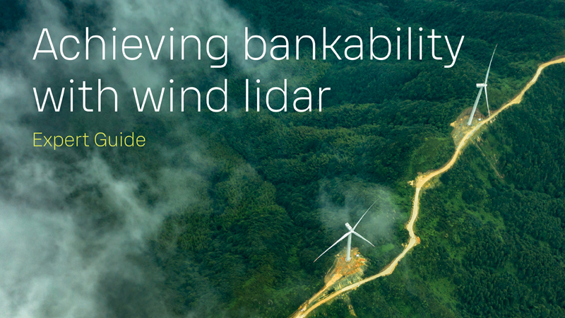 Achieving bankability with wind lidar