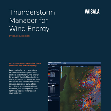 Vaisala Storm Manager: Vaisala Thunderstorm – VYJSBI