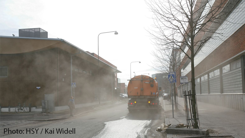 Measuring street dust