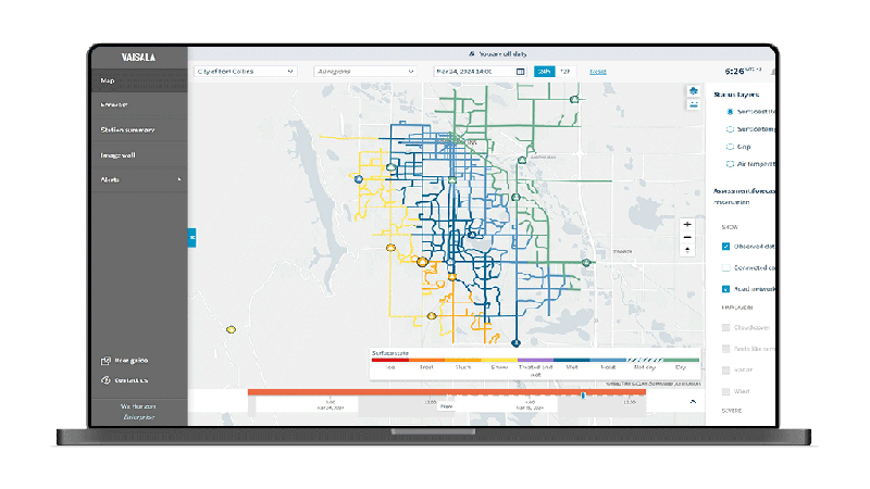 Xweather Horizon user interface