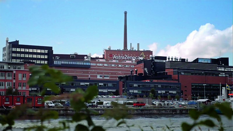 AstraZeneca Sweden production facility exterior