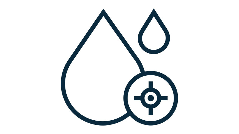 Pictogram: humidity calibration
