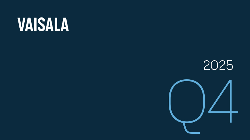 Vaisala 2025 Q4.