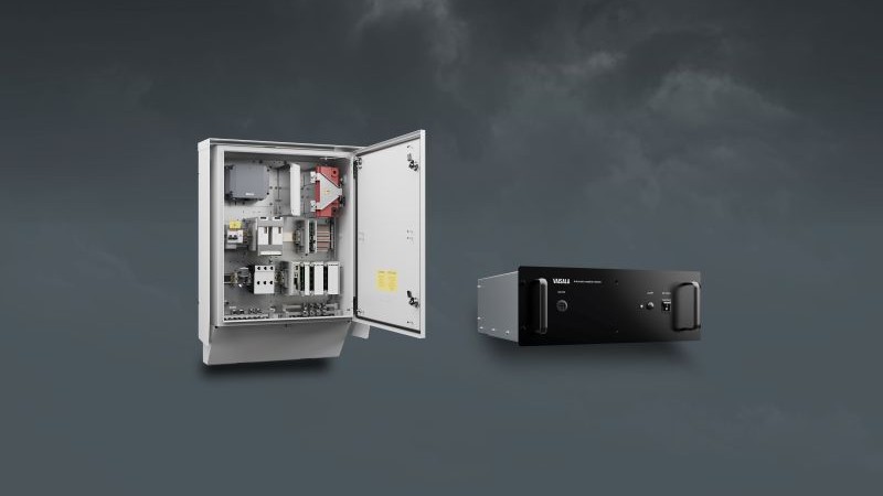 Vaisala AWS830 on grey backround