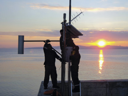Vaisala Tsunami Detection Network in Chile