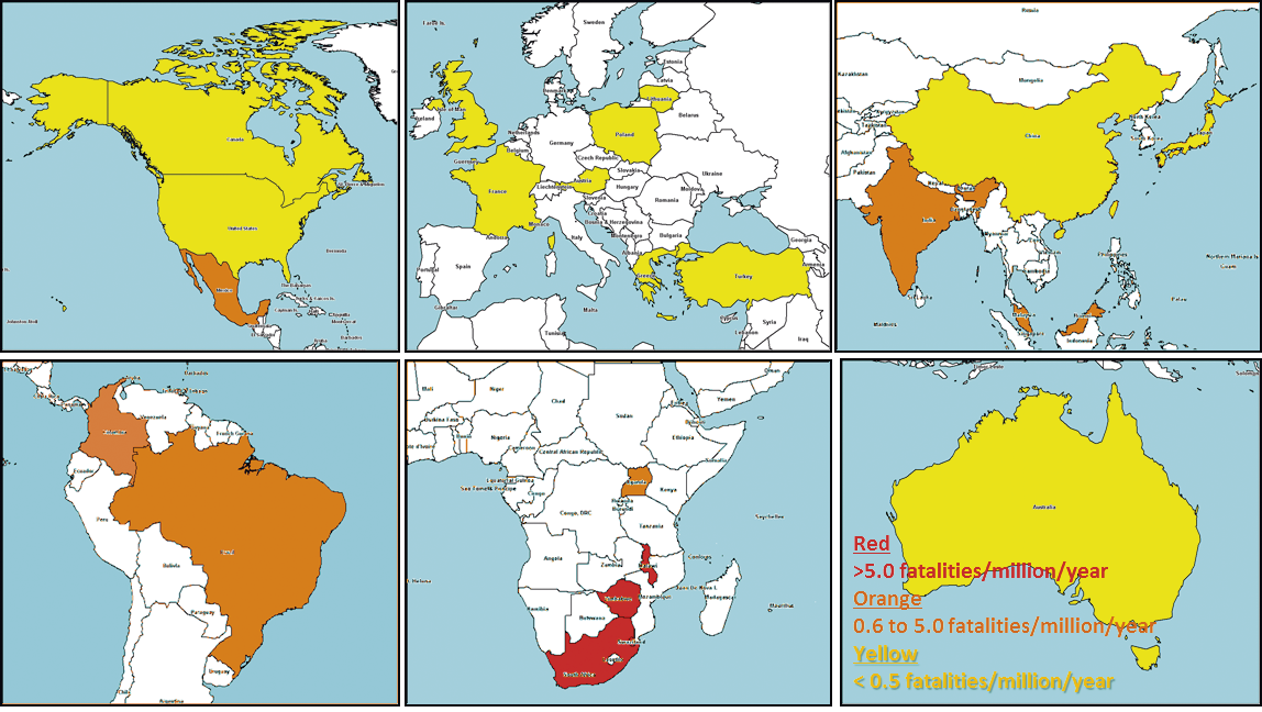 Vaisala Lightning detection systems mapping the world