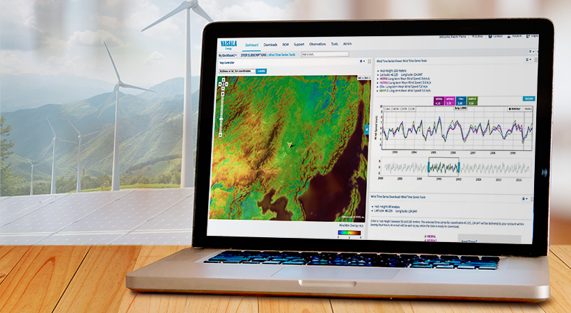 Vaisala 3TIER Wind Time Series