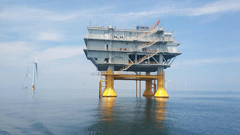 Merituulivoimala, jonka omistaa Three Gorges New Energy Dalian Power Generation Co. Ltd (Dalian Company)