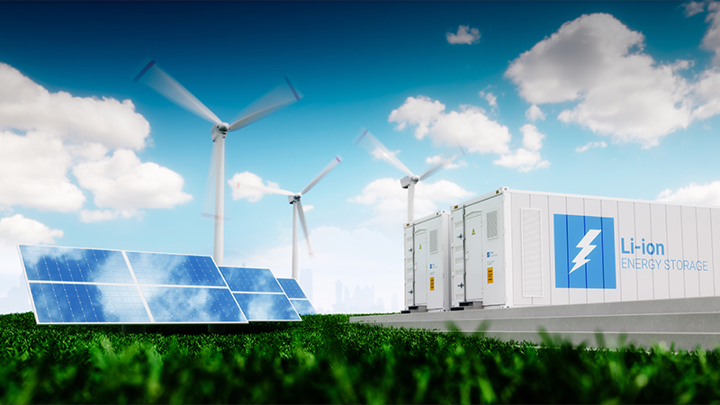 風力・太陽光発電とリチウムイオン電池