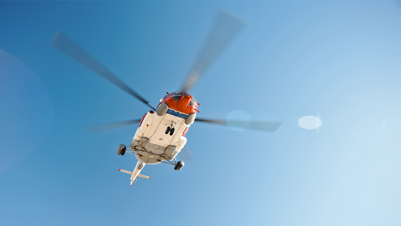 Helicopter landing
