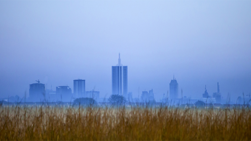 Fog in Nairobi Kenya