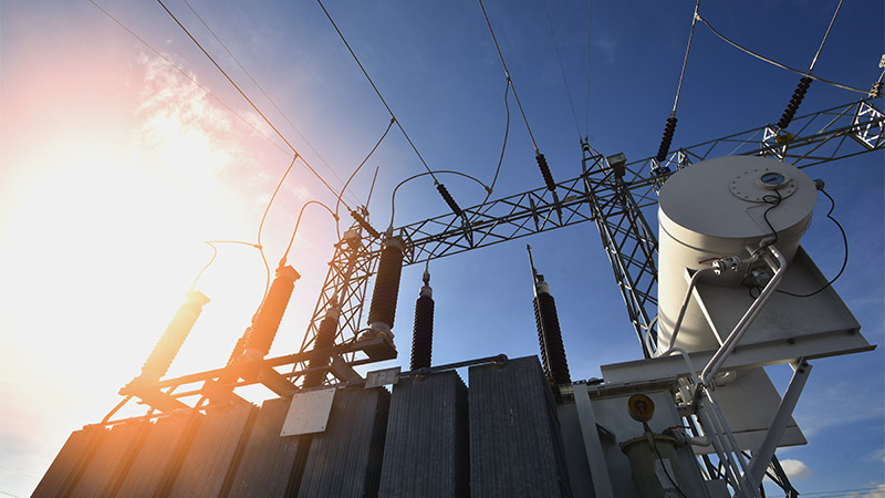 Transformer power lines