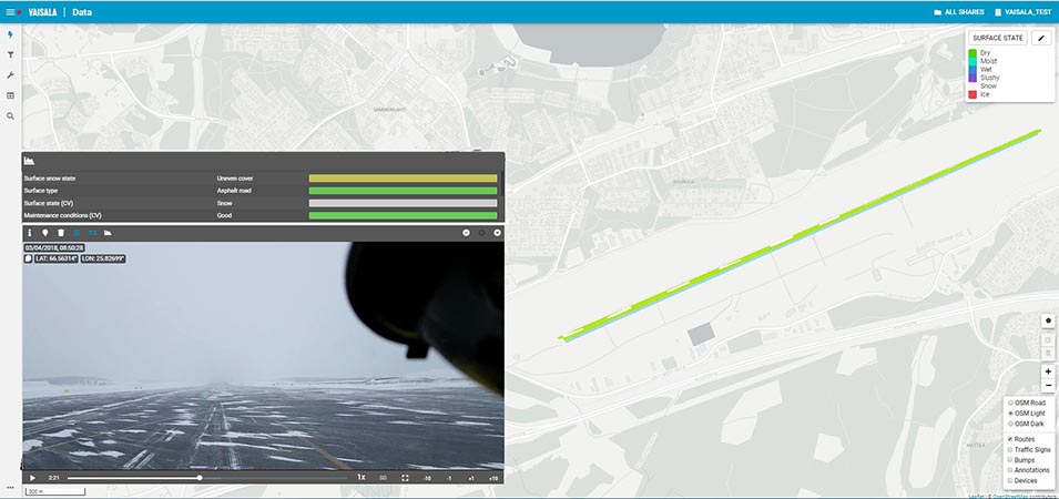 Vaisala Mobile GRF/TALPA Reporter