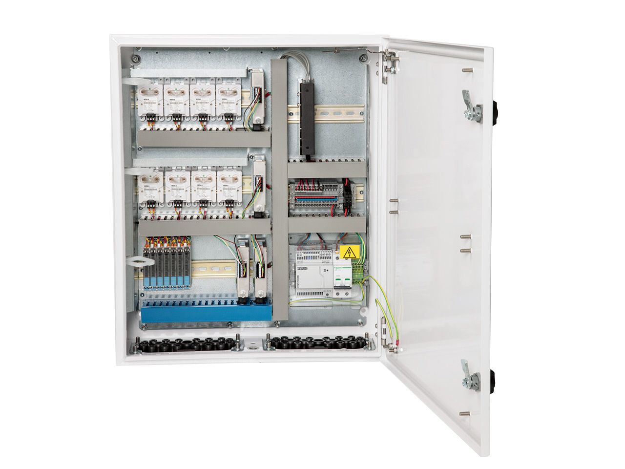 Cabinet per camera bianca CAB100 per il monitoraggio della pressione differenziale