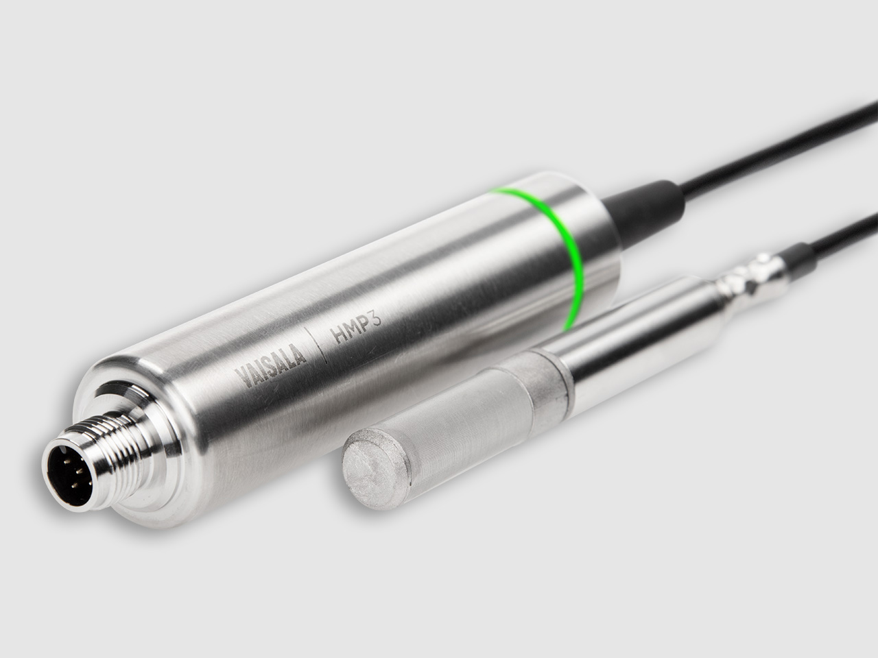 Vaisala HUMICAP® Humidity and Temperature Probe HMP3 is a general-purpose probe designed for processes with moderate humidity and temperature levels.