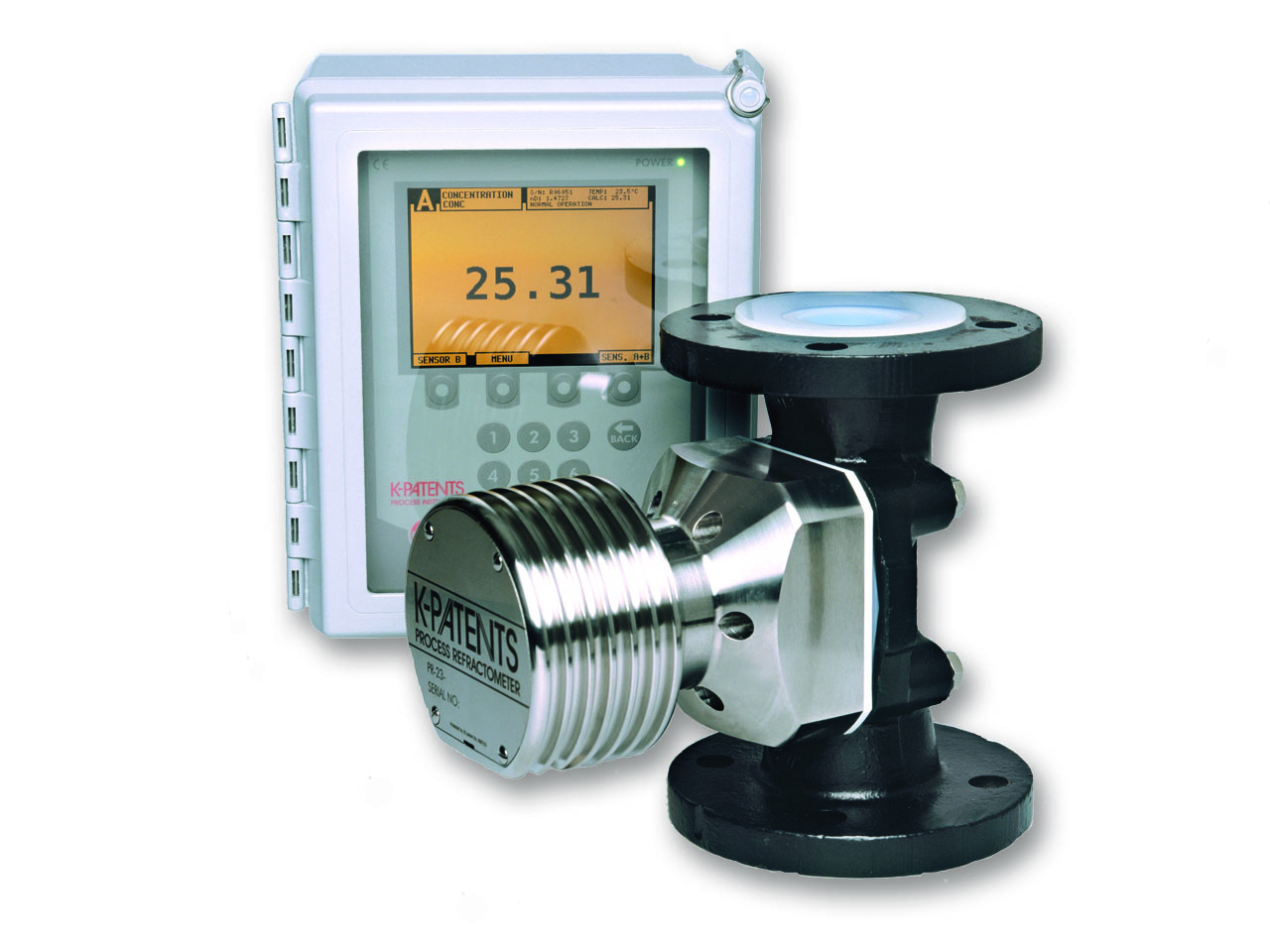 Vaisala K-PATENTS® Saunders Body Refractometer PR-23-W for use in  chemically aggressive solutions and ultra-pure fine chemical processes in  large-scale production and in large pipelines | Vaisala