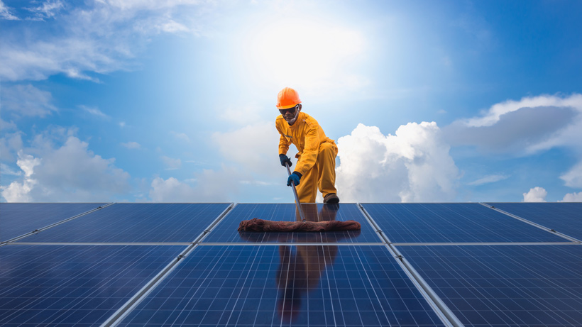 Cleaning Solar Panels