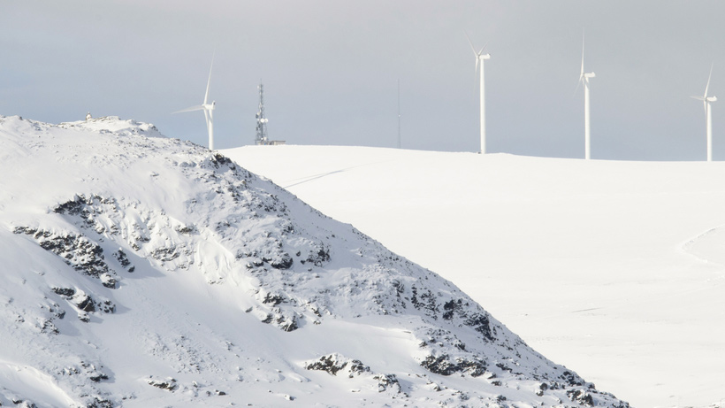 Wind Turbines in Winter
