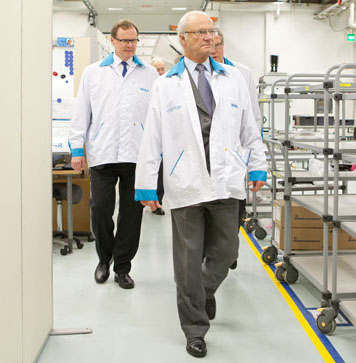H.M. King of Sweden visited Vaisala Headquarters
