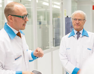 H.M. King of Sweden visited Vaisala Headquarters