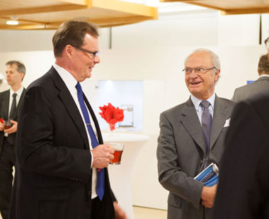 H.M. King of Sweden visited Vaisala Headquarters