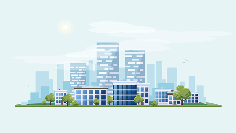 City vector illustration