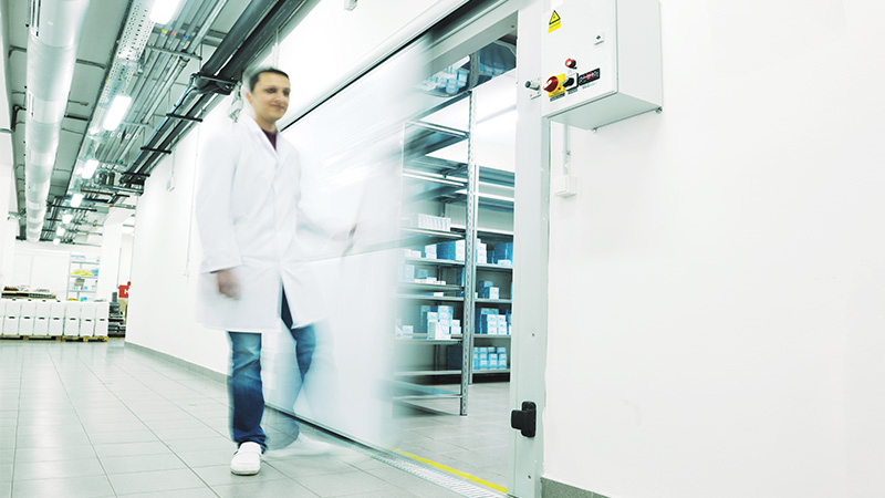 Man in a Pharmaceutical warehouse