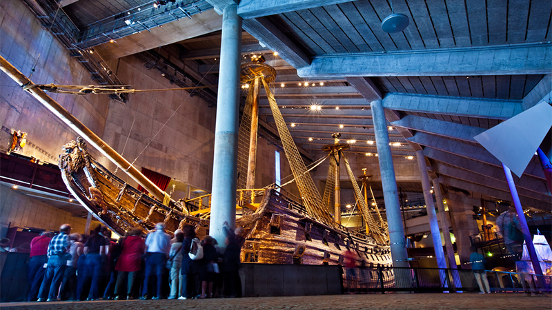 Vasa ship in Stockholm, Sweden