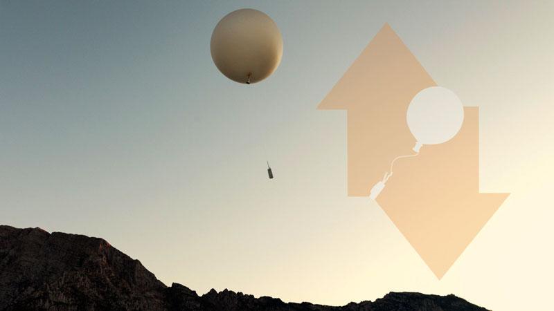 Radiosonde ascent and descent profiles