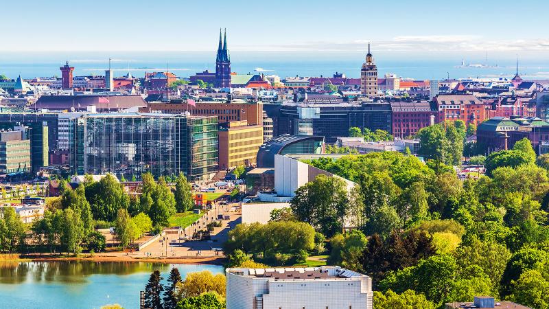 Helsinki, Finland, in summer