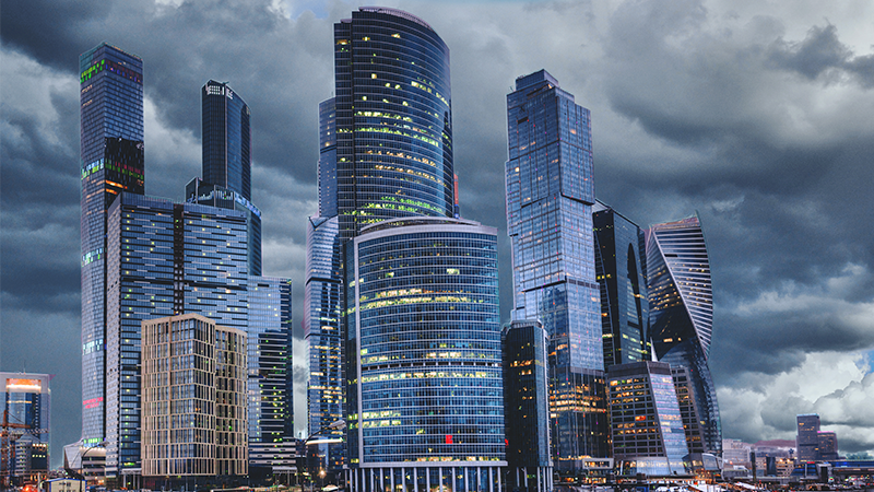 Big high rise  buildings in a city image: pixabay: serbuxarev