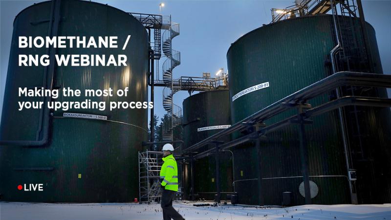 Biomethane / RNG webinar: Making the most of your biogas upgrading ...