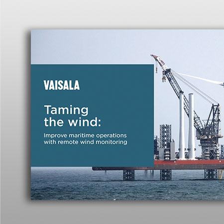 Improve maritime operations with remote wind monitoring