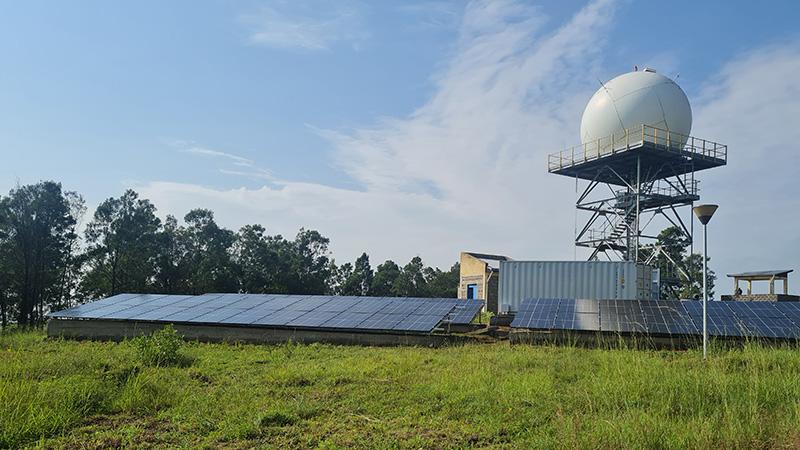 We unveiled a new era in sustainable and reliable weather insights by powering the first radar in Ethiopia’s new weather radar network with solar energy.