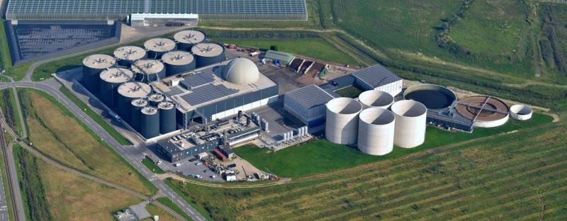 The SFP Zeeland plant from air.