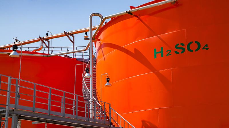 Liquid Measurement of H2SO4 (sulfuric acid) with refractometer