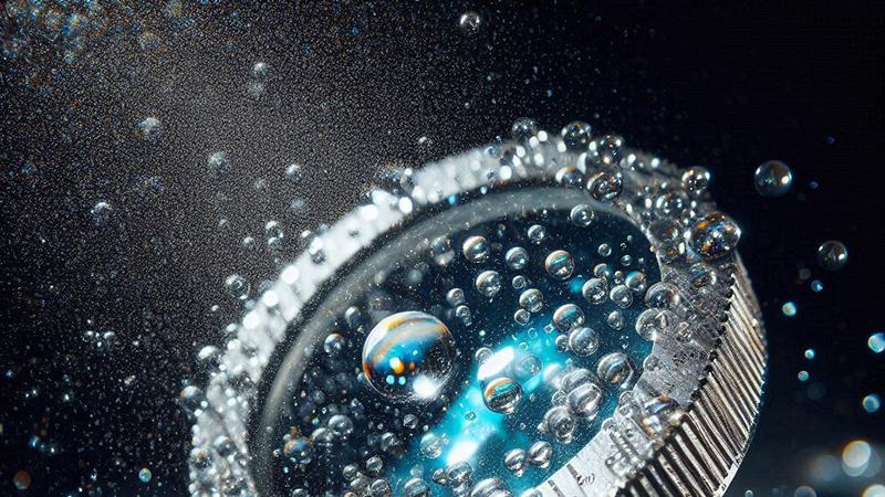 Conceptual image of Prism wash for refractometers in chemical applications