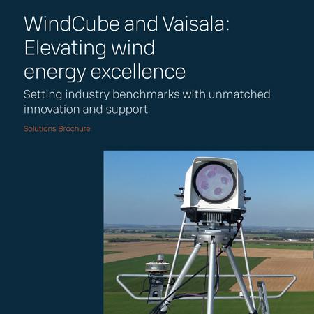 WindCube and Vaisala: Elevating wind energy excellence