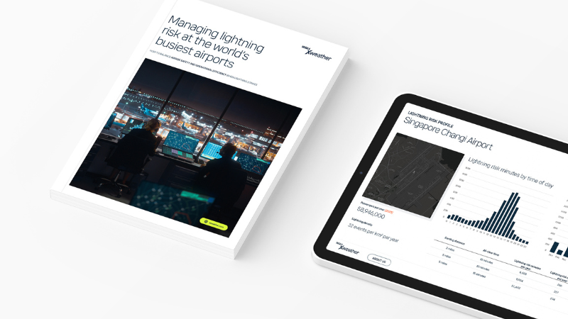 Aviation lightning risk report