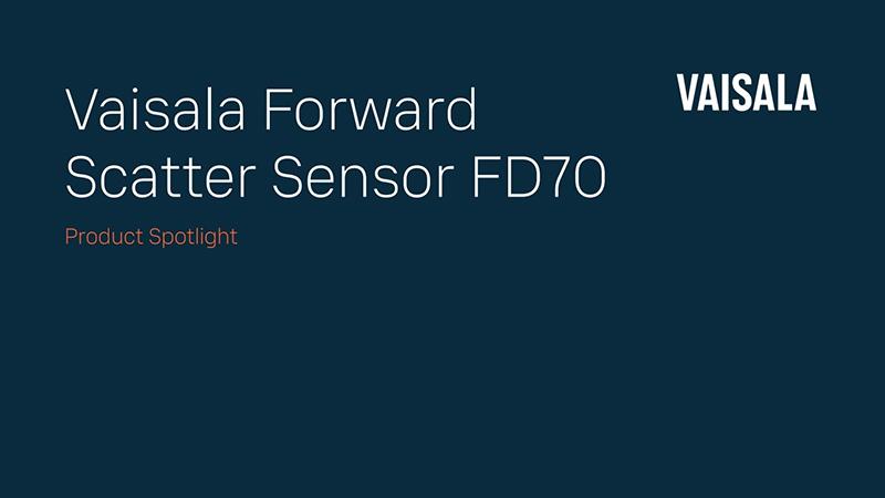 Forward Scatter Sensor FD70 for defense applications Product Spotlight cover
