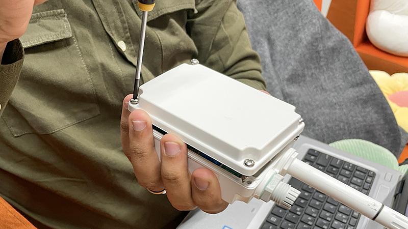 Opening device casing