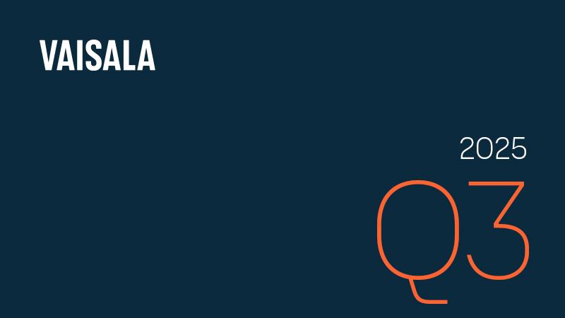 Vaisala. Q3/2025.