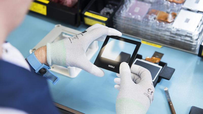 Vaisala Indigo product assembly in the instrument factory.
