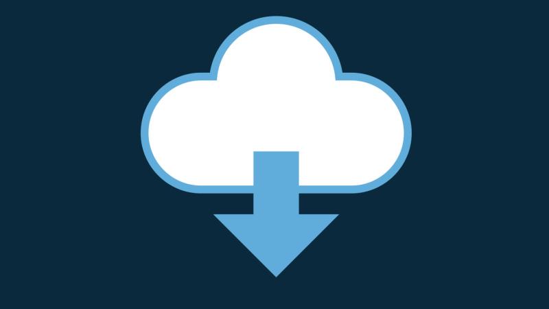 Data cloud illustration