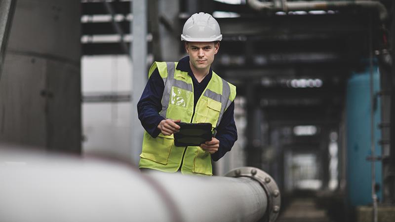 Installing a biogas measurement instrument in an explosive atmosphere